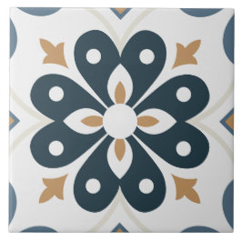 Portugals bra av prydnadsblått och vitt kakelplatta