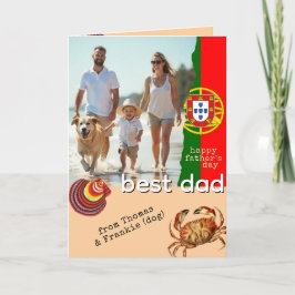 Portugals Fars dag-kort, portugisiskt Flagga Kort