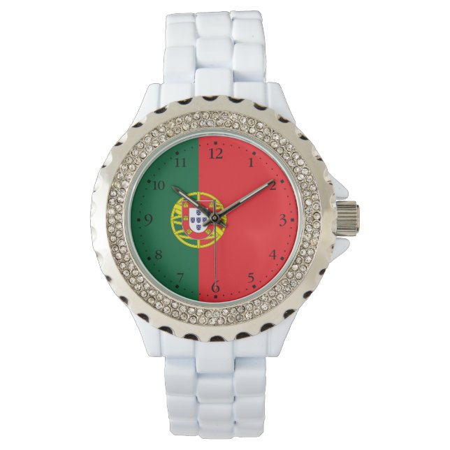 Portugals flagga armbandsur (Framsida)