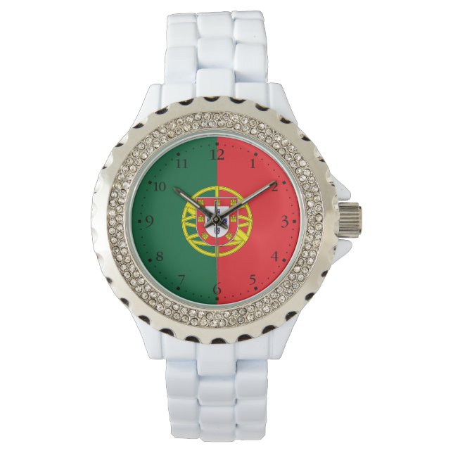 Portugals flagga armbandsur (Framsida)