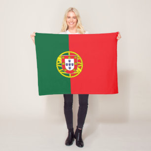 Portugals flagga fleecefilt