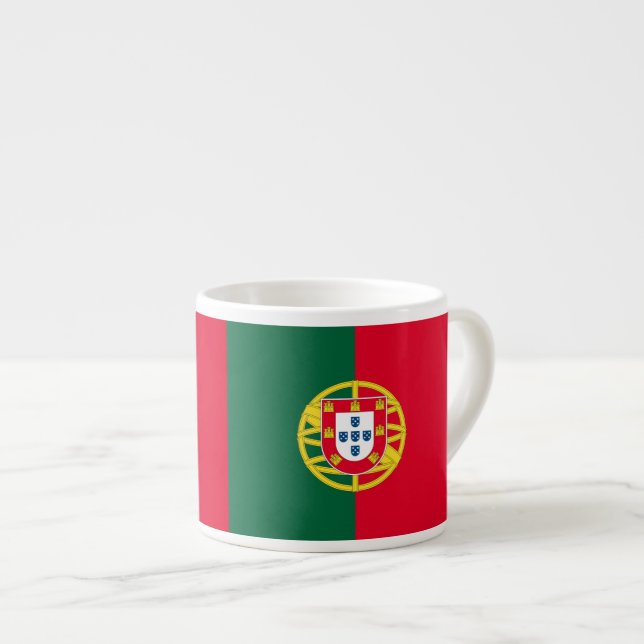 Portugals flagga för Portugals helgdag Espressomugg (Framsida höger)