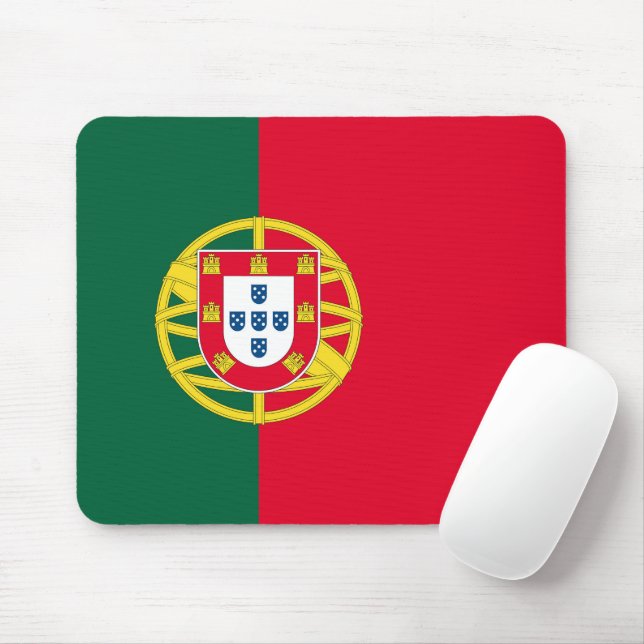 Portugals flagga för Portugals helgdag Musmatta (Med mus)