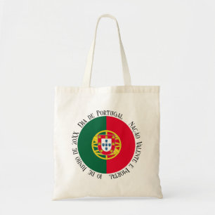 Portugals flagga för Portugals helgdag Tygkasse