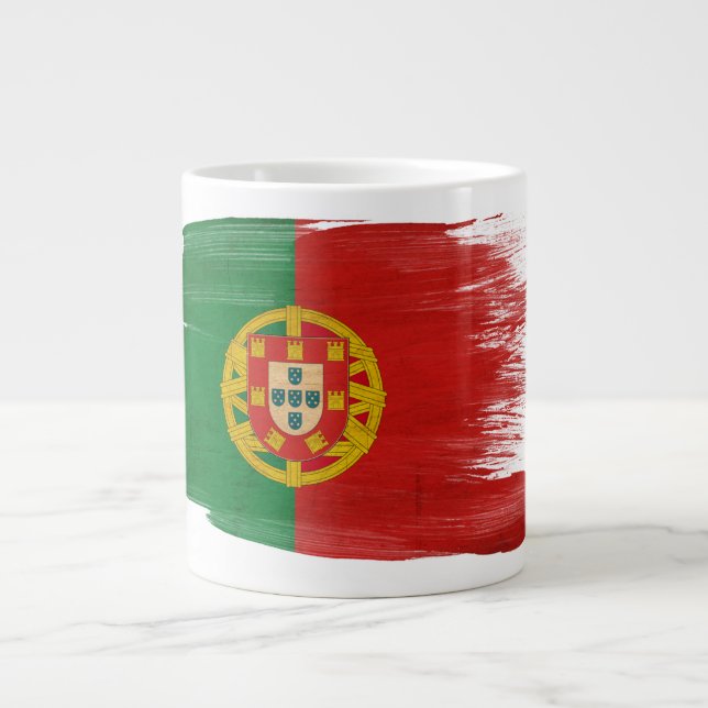 Portugals flagga jumbo mugg (Framsidan)