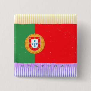 Portugals flagga knapp