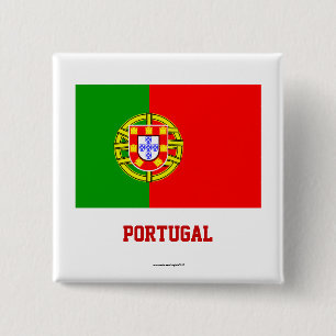 Portugals Flagga-knapp/Lapel Pin Knapp