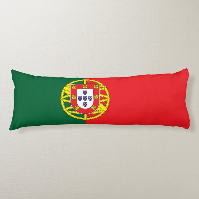Portugals flagga kroppskudde (Framsidan)