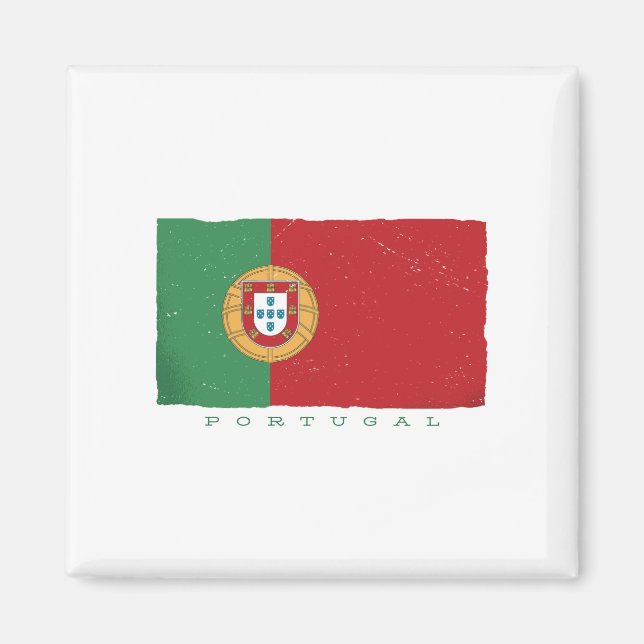 Portugals flagga magnet (Framsidan)