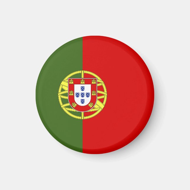 Portugals flagga magnet (Framsidan)