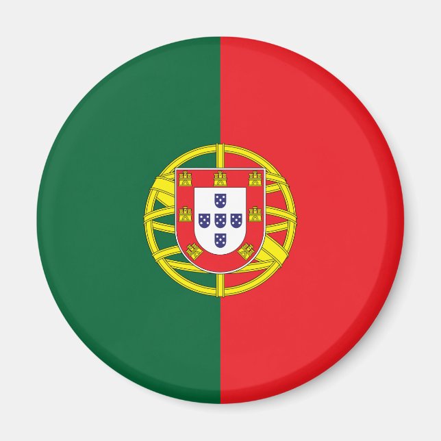 Portugals flagga magnet (Framsidan)