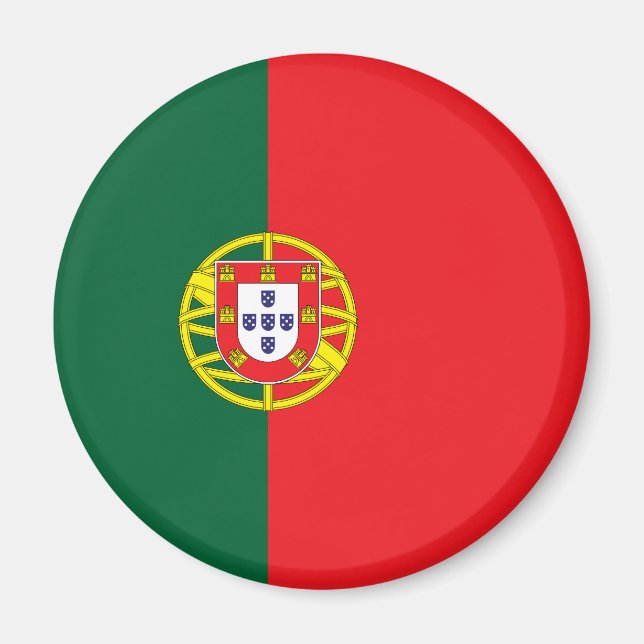 Portugals flagga magnet (Framsidan)