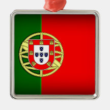 Portugals flagga med svart kant