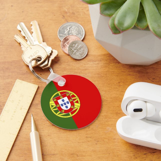 Portugals flagga nyckelring (Skrivbord)