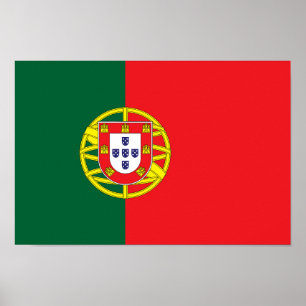 Portugals flagga poster