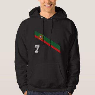 Portugals fotbolls-EM nummer 7 Hoodie