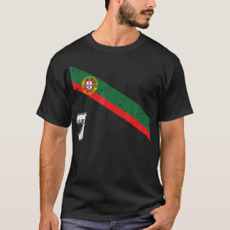 Portugals fotbolls-EM nummer 7 T Shirt