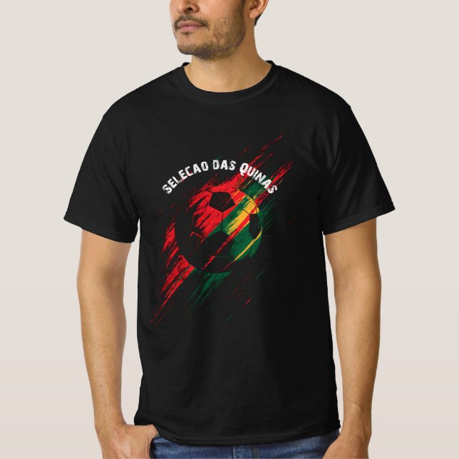 Portugals fotbollslag t shirt (Framsida)