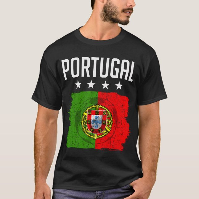 Portugals fotbollslag t shirt (Framsida)