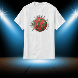Portugals fotbollsspelare Braga Porto Lisboa Manar T Shirt