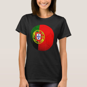 Portugals fotbollsspelare i nationalparken Boll Po T Shirt