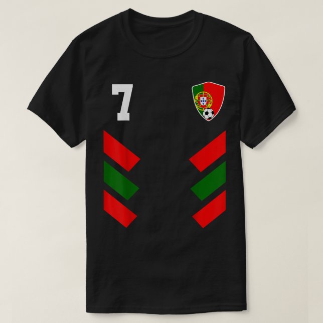 Portugals fotbollsspelare Jersey Portugal Fotball  T Shirt (Design framsida)