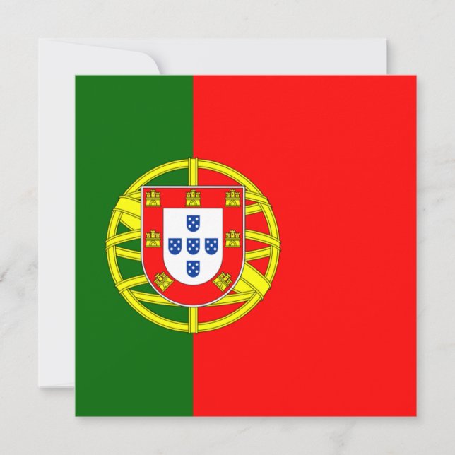 Portugals inbjudan till Flagga (Framsida)