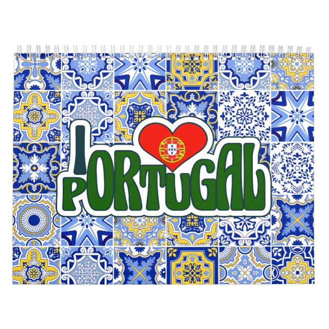 Portugals kalender 2026. Planera resa till Portuga (Omslag)