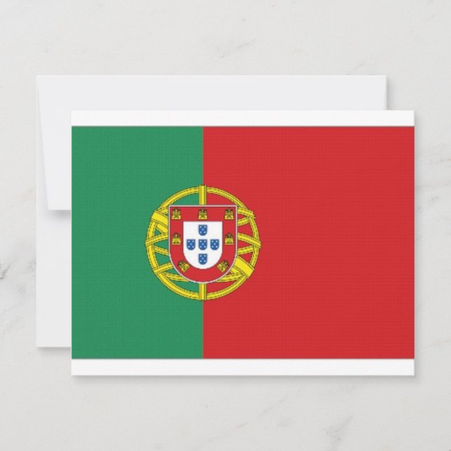 Portugals nationella Flagga (Framsida)