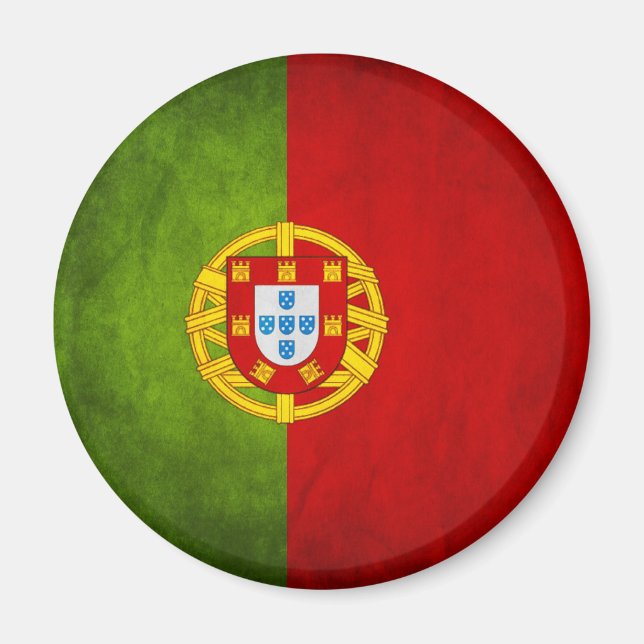 Portugals nationella flagga magnet (Framsidan)