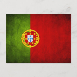 Portugals nationella flagga vykort
