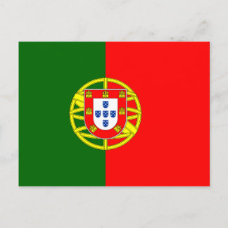 Portugals nationella Flagga Vykort