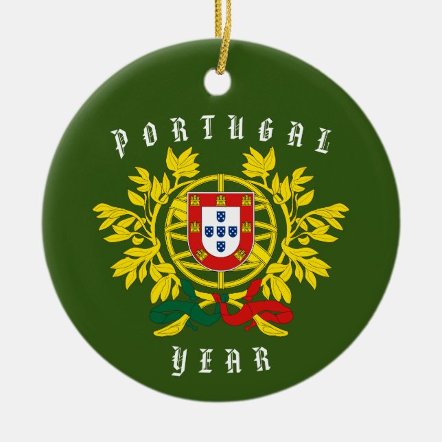 Portugals Resa-julprydnad Julgransprydnad Keramik (Framsidan)