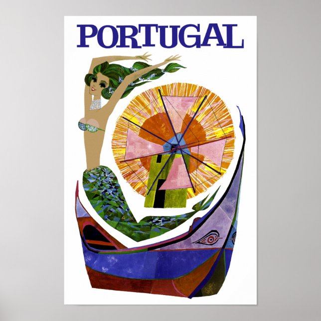 Portugals reseaffisch poster (Framsidan)