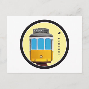 Portugals symboler - Tramway Lissabon Vykort