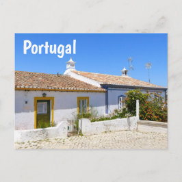 Portugals traditionella hus i Algarve Vykort