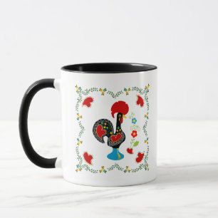 Portugals traditionella Tupp i svart Mugg