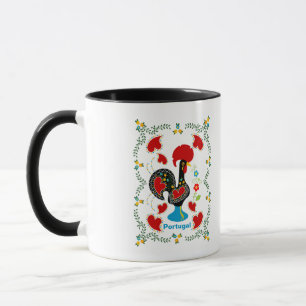 Portugals traditionella Tupp i svart Mugg