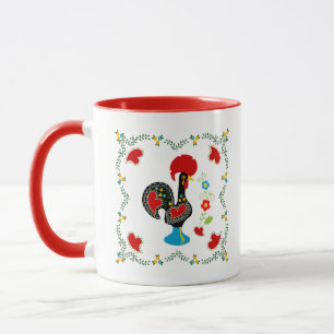 Portugals traditionella Tupp i svart Mugg