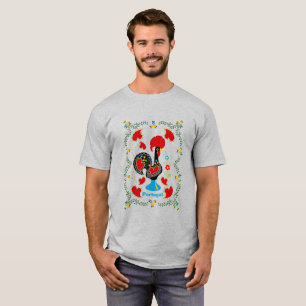 Portugals traditionella Tupp i svart T Shirt