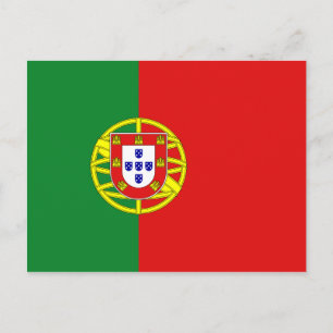 Portugals vykort för Flagga