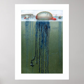 Portugese Man-o-krig Poster