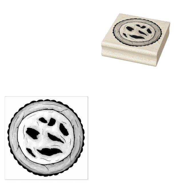 Portugese Pastel de Nata Egg Custard Tart Pastry Stämpel (Stämplad)