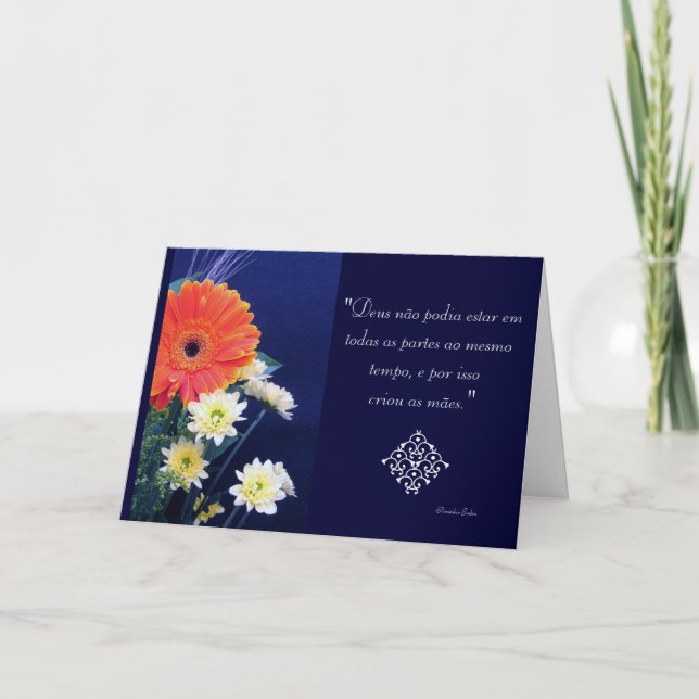 Portugis: Deus criou som mães…, Guden skapade Kort (Framsida)