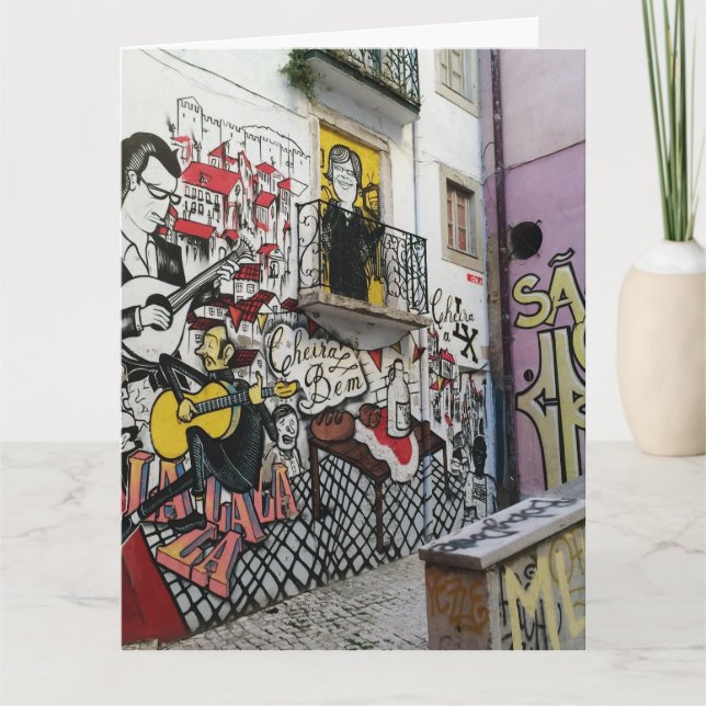 Portugis: Diameter gör den Pai Lisboa Alfama/fars Kort (Framsida)