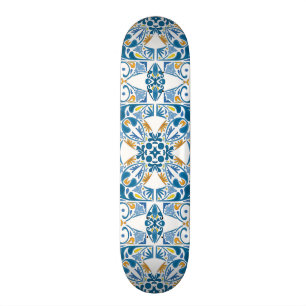 Portugisen belägger med tegel mönster skateboard bräda 21,5 cm