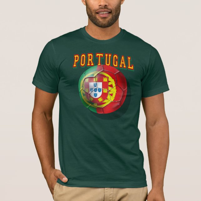 Portugiser "för Portugal" Bolapor T Shirt (Framsida)