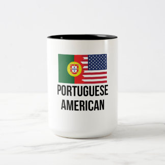 Portugisisk amerikanska flaggan Två-Tonad mugg