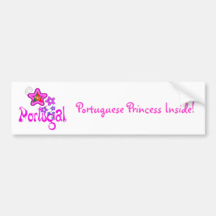 Portugisisk bildekal för Princess Insida