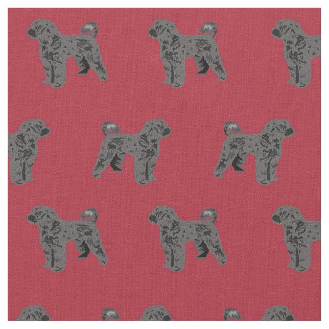 Portugisisk burgundisk Vatten-hund Tyg (Närbild)